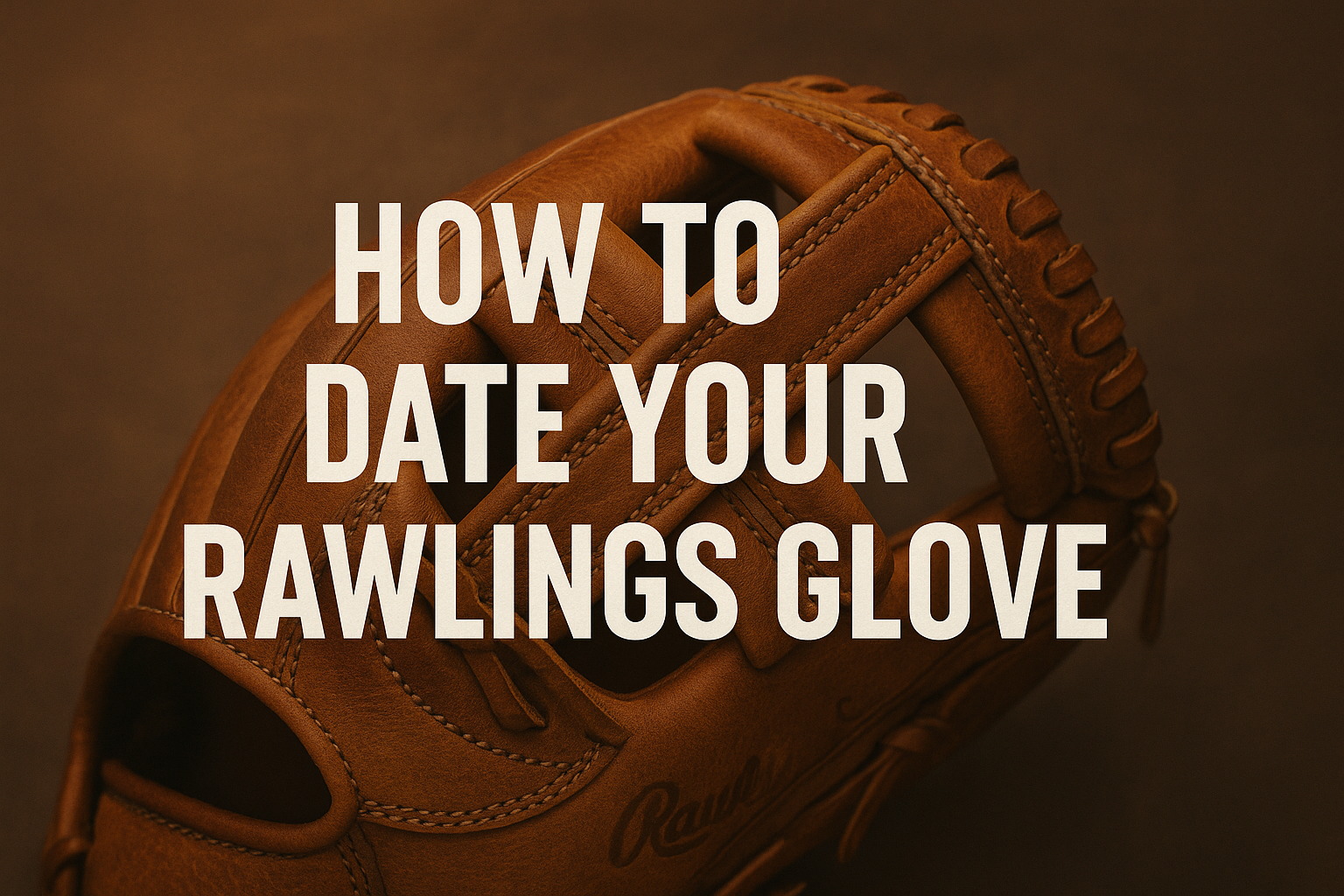 How to Date Your Rawlings Glove