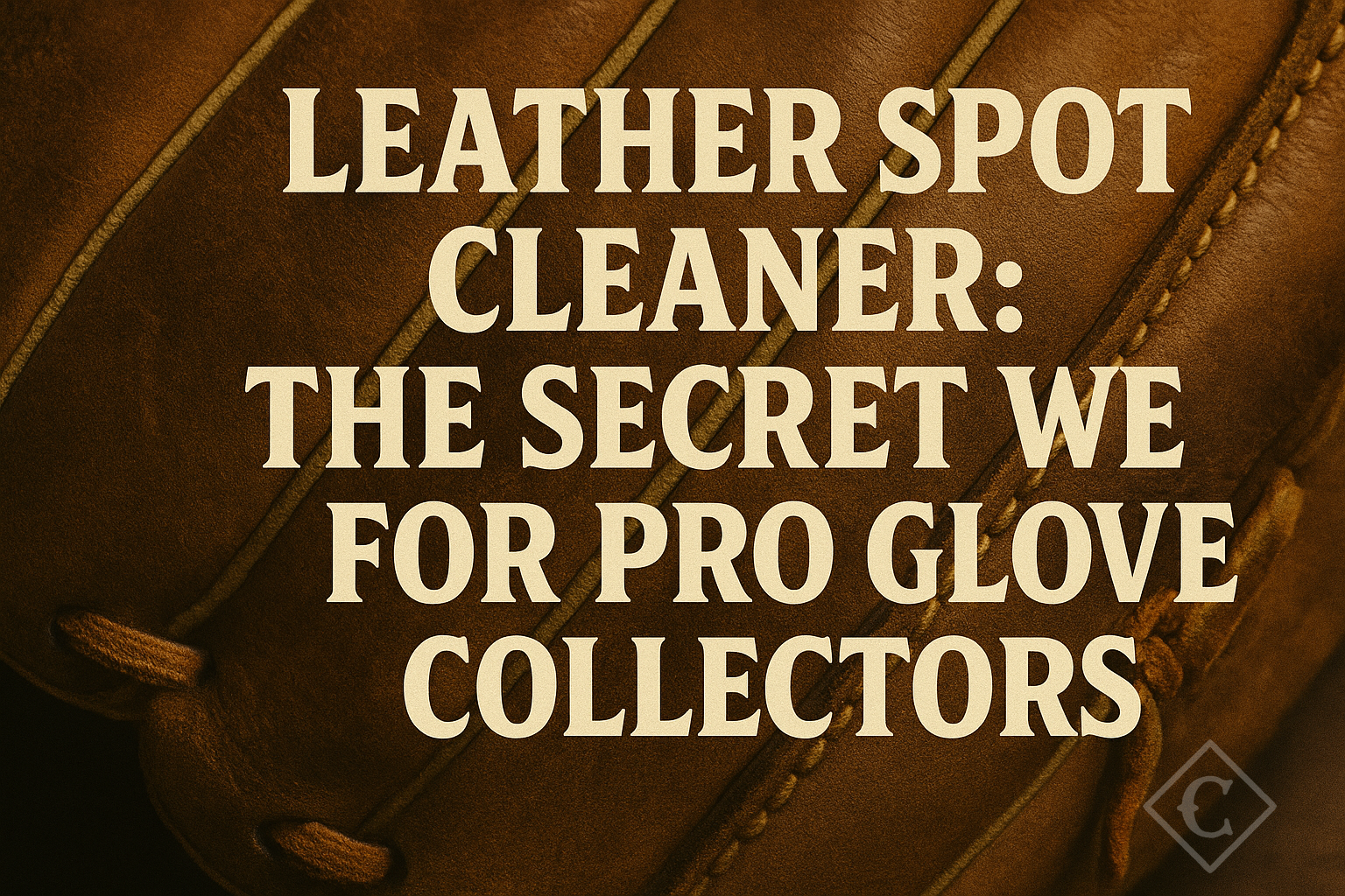 Leather Spot Cleaner: The Secret Weapon for Pro Glove Collectors