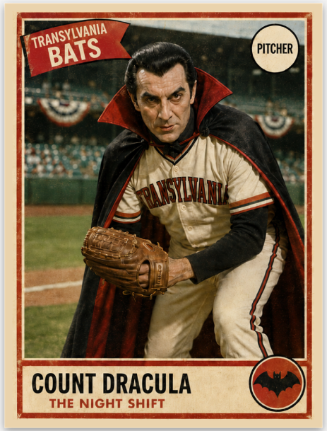 Count Dracula Collectible Decal | Graveyard Greats