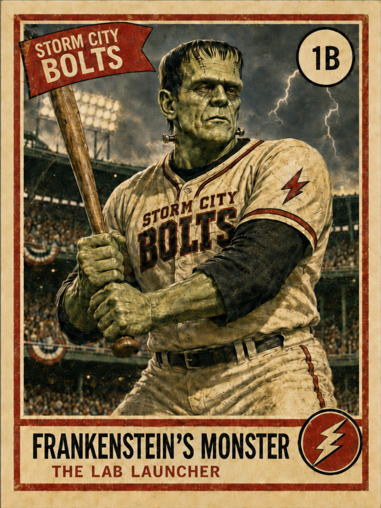 Frankenstein's Monster Collectible Card | Graveyard Greats (2026)