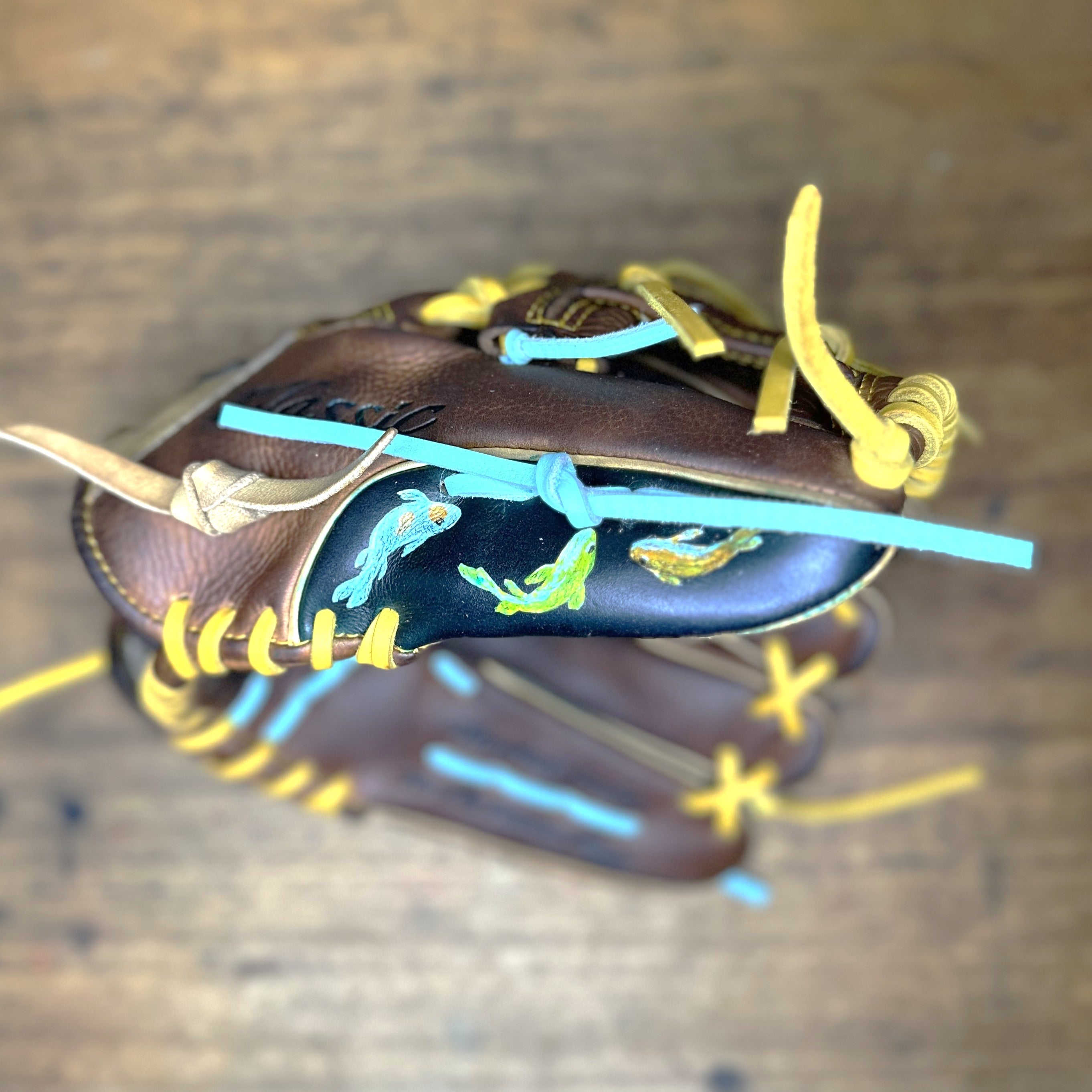 Custom Koi Mizuno Classic GCP 66S Infield Glove