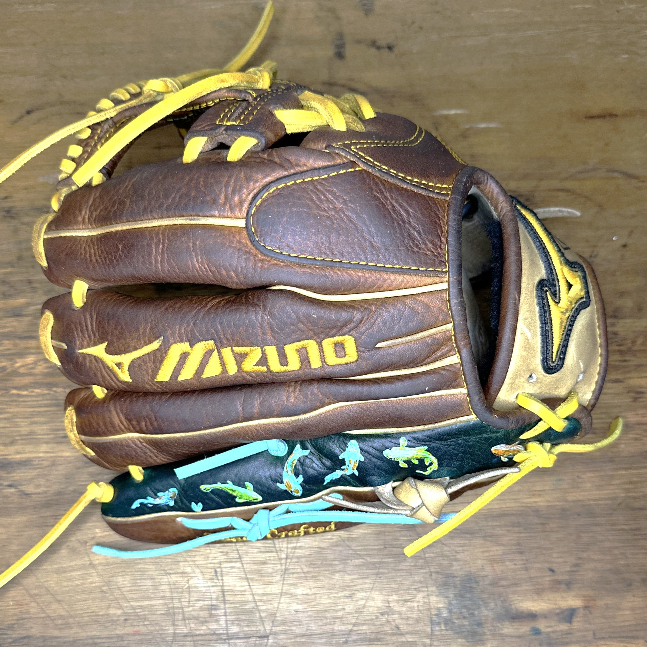 Custom Koi Mizuno Classic GCP 66S Infield Glove