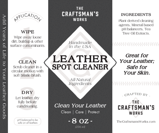 Leather Spot Cleaner, Glove Care