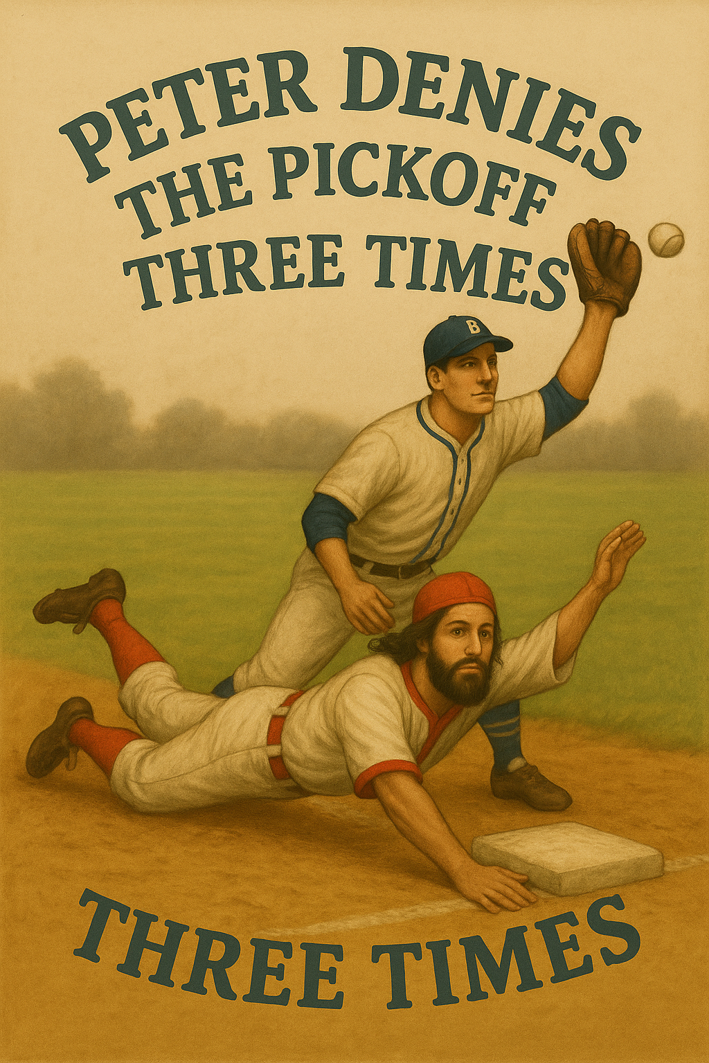 Peter Denies the Pickoff Three Times – Oversized Heavyweight Sweatshirt