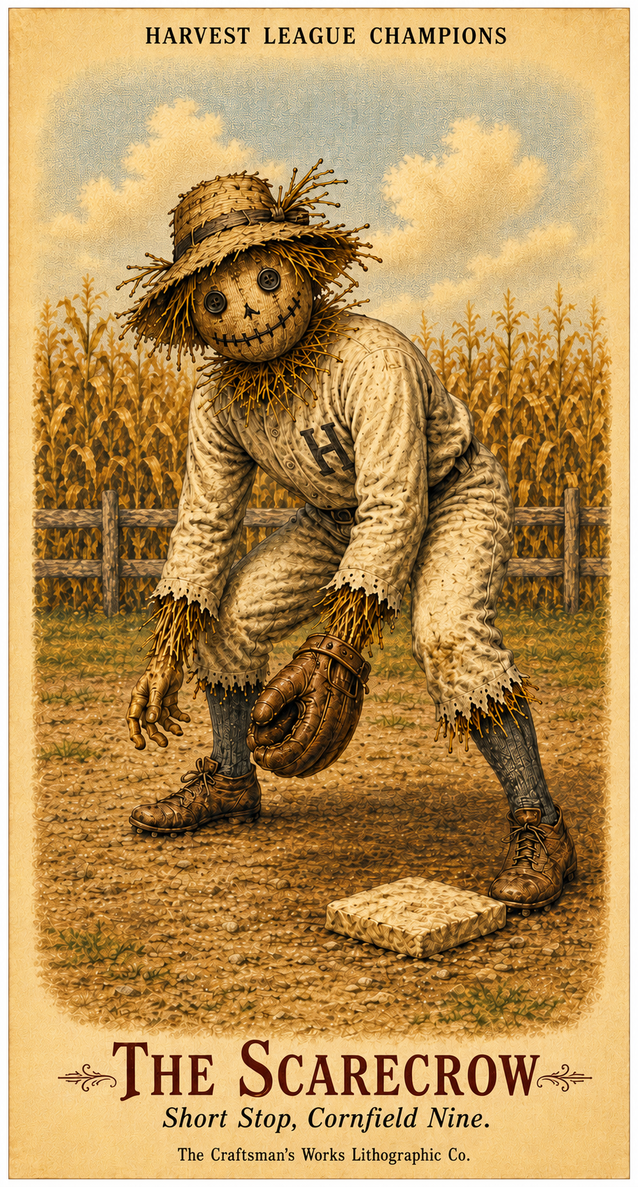 The Scarecrow – Harvest League Champions Baseball Card