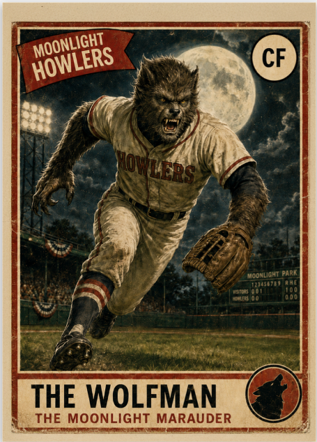 The Wolfman Collectible Decal | Graveyard Greats