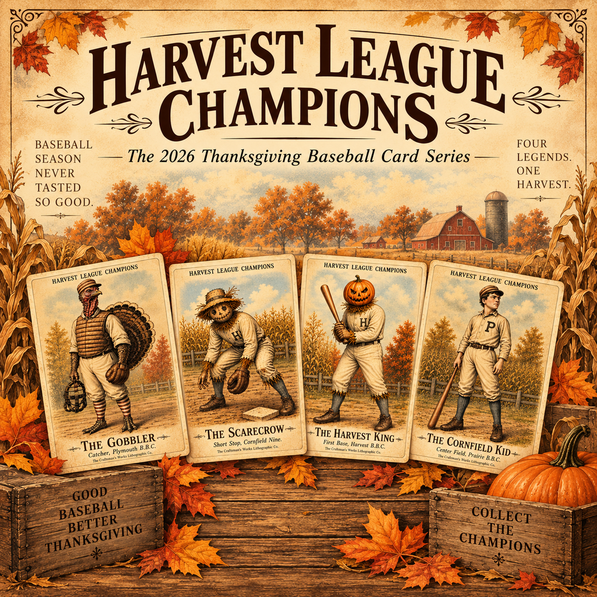 Harvest League Champions - 2026 Limited Edition Cards