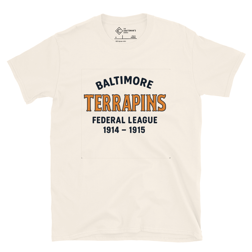 Baltimore Terrapins, Baltimore Terrapins shirt, federal league baseball, federal league shirt