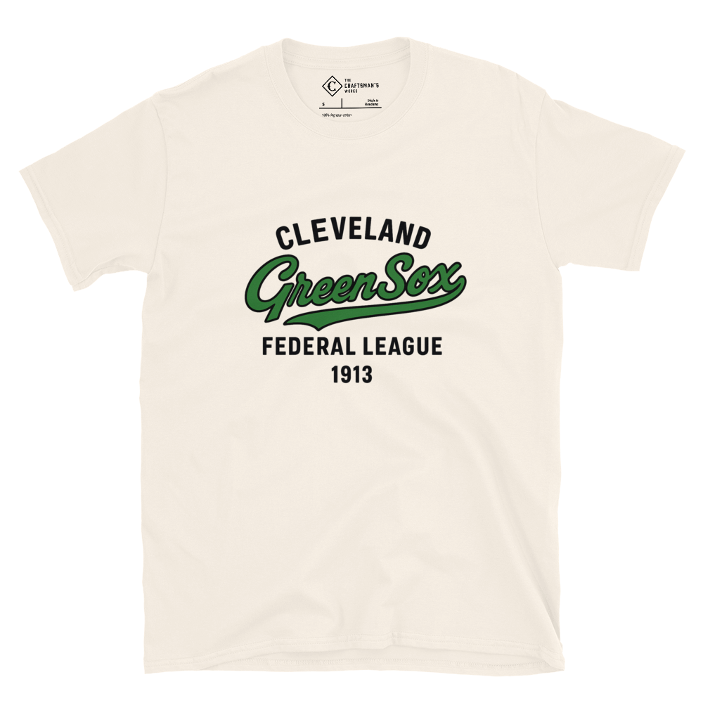 Cleveland Green Sox, Cleveland Green Sox shirt, federal league baseball, federal league shirt