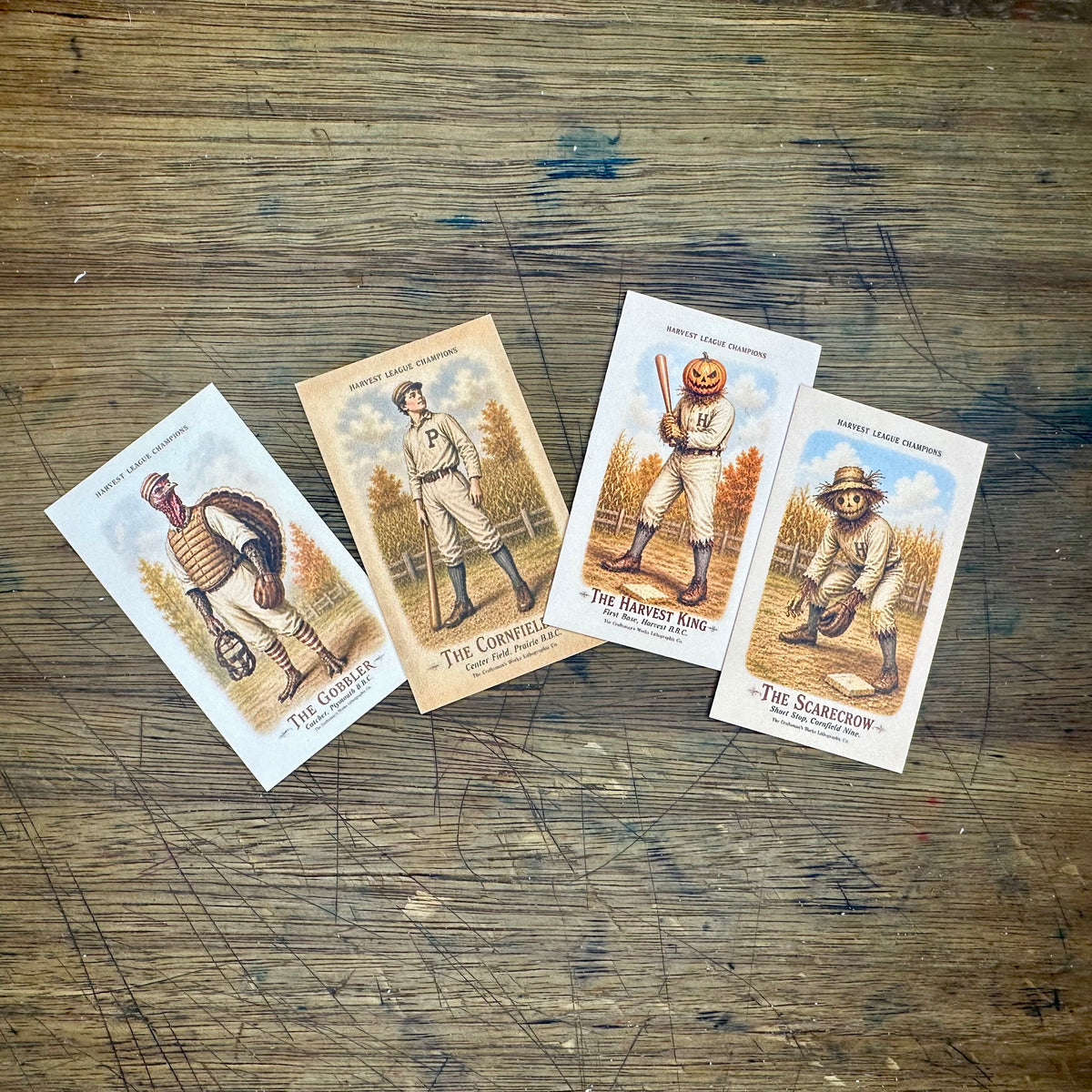 The Gobbler – Harvest League Champions Baseball Card