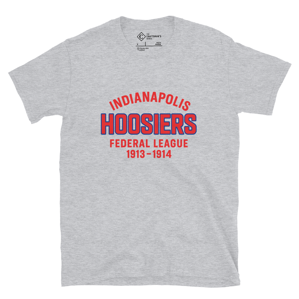 Indianapolis Hoosiers, Indianapolis Hoosiers shirt, federal league, federal league baseball, federal league shirt
