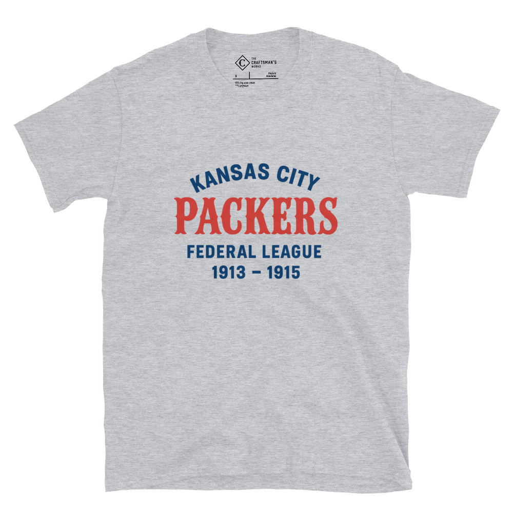 Kansas city packers shirt, kansas city baseball, federal league shirt