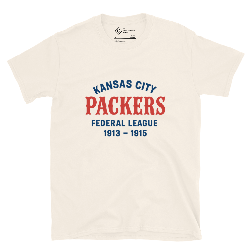 Kansas city packers shirt, kansas city baseball, federal league shirt
