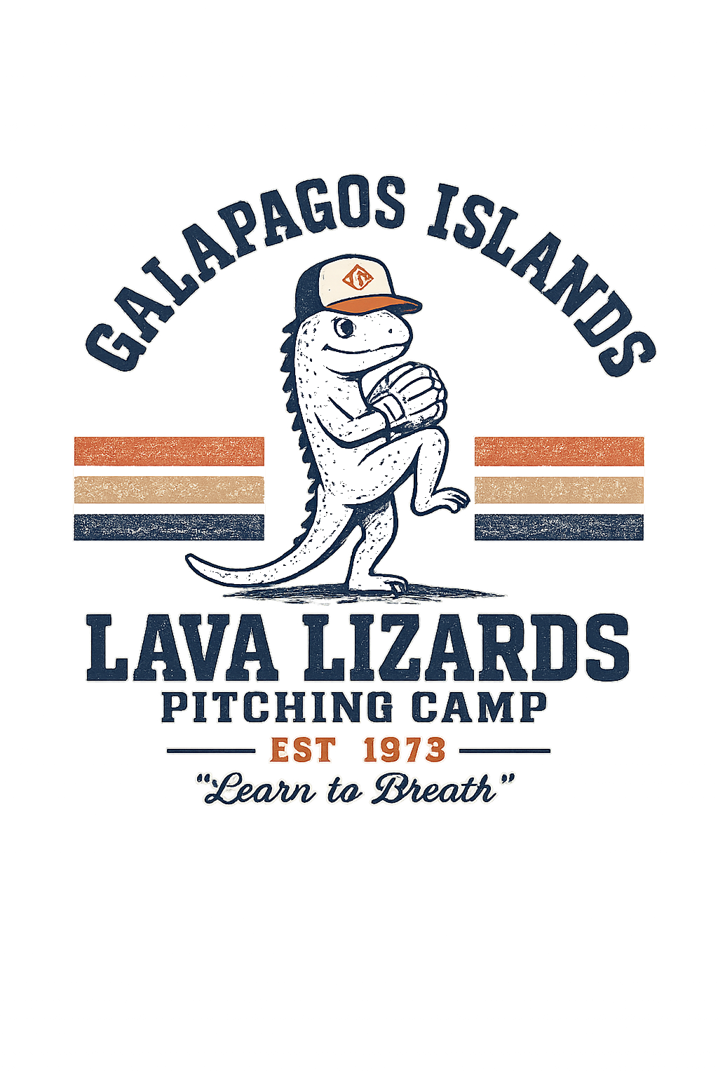 Galapagos Islands Lava Lizard Pitching Camp Shirt