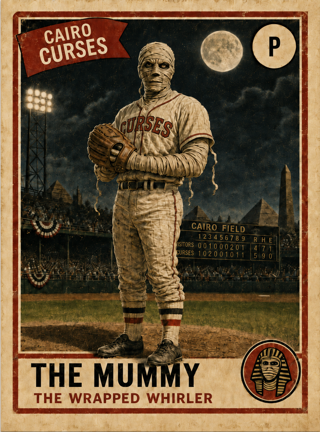 The Mummy Baseball Card | Graveyard Greats (2026)