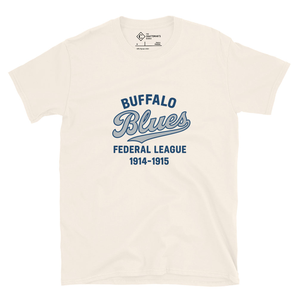 buffalo blues, buffalo blues shirt, federal league baseball, federal league shirt