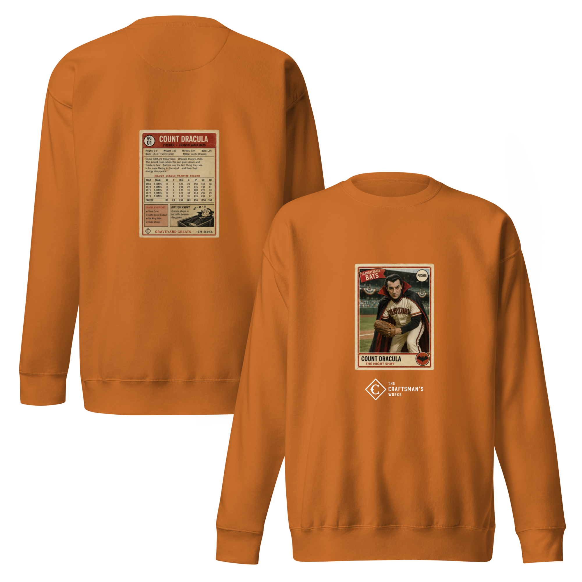 Count Dracula Sweatshirt | Graveyard Greats (2026)