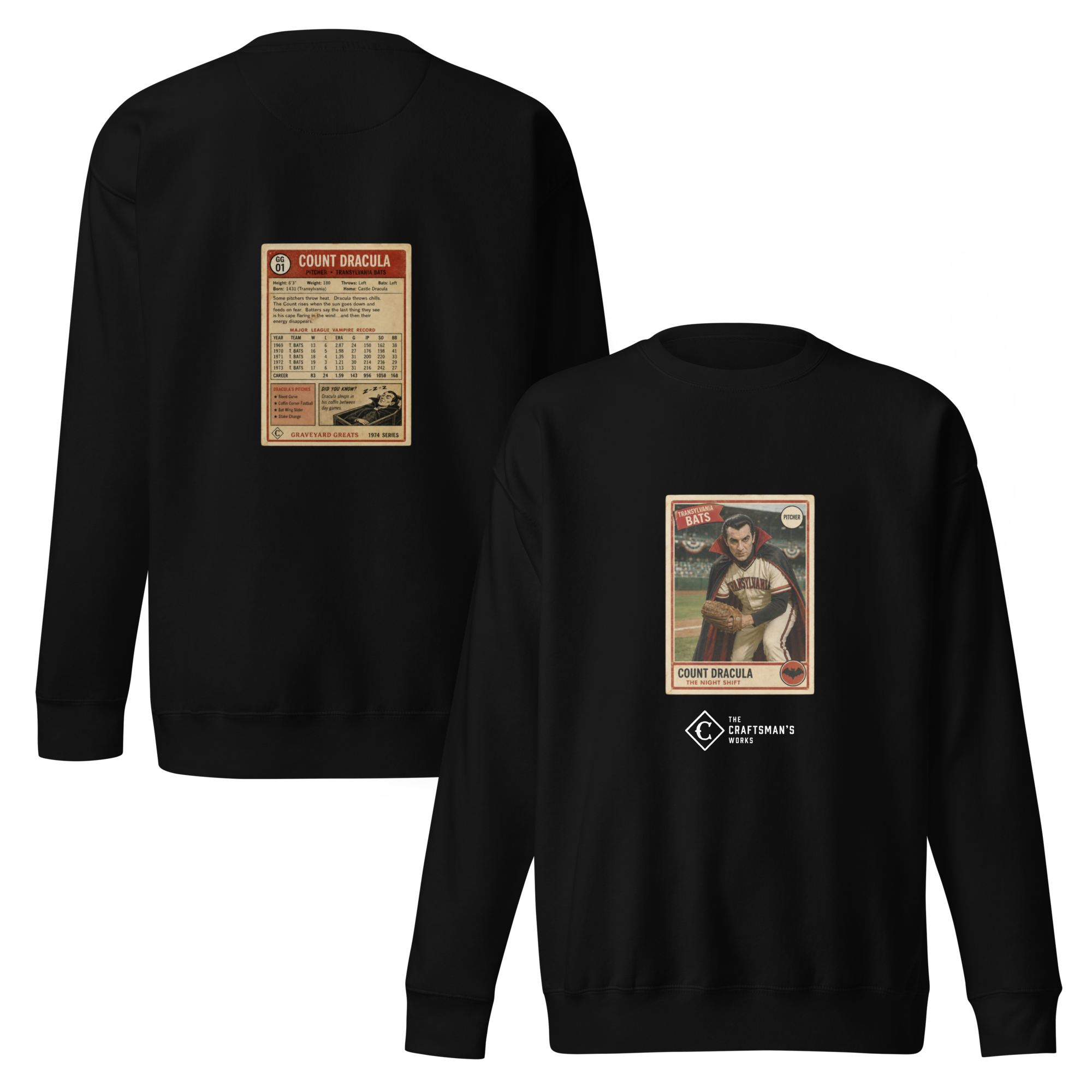 Count Dracula Sweatshirt | Graveyard Greats (2026)
